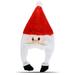 New Cut Red and White Unisex Adult Christmas Santa Claus Hat Costume Accessory - 23.5"