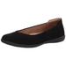 Naturalizer womens Flexy Ballet Flat, Black Leather, 8.5 US