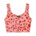 Tuscom Women'S Backless Vest Printed Belly Button Halter Top Summer Fitted Tank Top