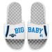 Men's ISlide Big Baby Power White Statement Jersey Split Side Sandals