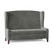 Fairfield Chair Brinkley 58.5" Armless Settee w/ Reversible Cushions Polyester in Gray/Brown | 44.5 H x 58.5 W x 31 D in | Wayfair