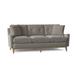 Fairfield Chair Jean-Michel 76" Square Arm Sofa w/ Reversible Cushions, Polypropylene in Gray/Brown | 34 H x 76 W x 36 D in | Wayfair