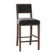 Fairfield Chair Dilworth 30" Bar Stool Wood/Upholstered in Blue | 41 H x 19.5 W x 22 D in | Wayfair 5049-07_9953 66_Espresso