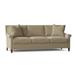 Fairfield Chair Libby Langdon 85.5" Flared Arm Sofa w/ Reversible Cushions, Polyester in Red/Brown | 35 H x 85.5 W x 39.5 D in | Wayfair