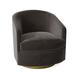 Barrel Chair - Fairfield Chair Tipsy 28.75" W Swivel Barrel Chair Polyester/Fabric/Other Performance Fabrics in Gray | Wayfair 1138-31-7_9953 10