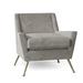 Armchair - Fairfield Chair Rivoli 32" W Tufted Armchair Polyester/Fabric/Other Performance Fabrics in Gray/White/Brown | Wayfair 6201-01-2_9953 76