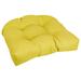 Ebern Designs Indoor/Outdoor Adirondack Chair Cushion Polyester in Yellow | 5 H x 19 W in | Wayfair 0F772CD3421F433ABE1379A5894EA85F