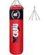 Aasta Red 5 Ft, Filled Punch Bag, Kick Boxing Rex Leather 30-35 kg, With Chain Only