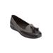 Women's The Aster Slip On Flat by Comfortview in Black Herringbone (Size 9 1/2 M)