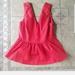 J. Crew Tops | J.Crew Always Sleeveless Blouse | Color: Red | Size: 00