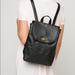 Brandy Melville Bags | Brandy Melville Drawstring Backpack | Color: Black/Gold | Size: Os