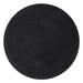 Bloomfield Round Bath Rug Collection by Home Weavers Inc in Grey (Size 30" ROUND)