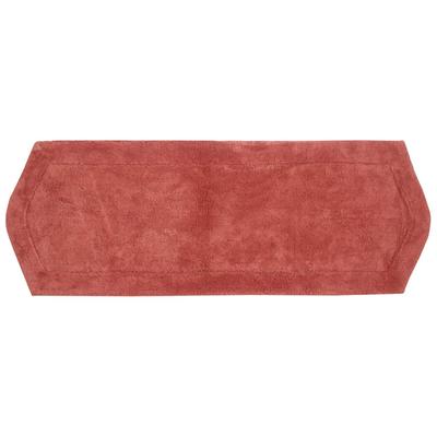 Waterford Bath Rug Collection by Home Weavers Inc in Coral (Size 22" X 60")