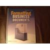 Formatting Business Documents (Practice Lessons For Word Processing Applications)