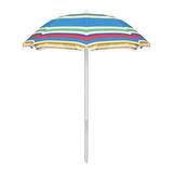 Picnic Time Umbrella Multicolor Stripe