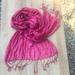 Free People Accessories | Free People Shiny Pink Scarf | Color: Pink | Size: Os