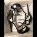 Michael Kors Shoes | Michael Kors Jaida Black Zip - Leather Heel | Color: Black/Silver | Size: 10
