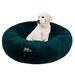Ultra Plush Deluxe Comfort Snuggle Pet Bed, 30" L X 30" W X 6" H, Hunter Green, Medium