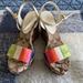 Coach Shoes | Authentic Coach Platform Sandals, Euc | Color: Brown/Pink | Size: 7