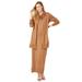 Plus Size Women's 2-Piece Sweater Dress by Jessica London in Brown Maple (Size 26/28) Suit