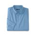 Men's Big & Tall KS Signature Wrinkle-Free Long-Sleeve Button-Down Collar Dress Shirt by KS Signature in Sky Blue (Size 18 39/0)