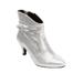 Extra Wide Width Women's The Corrine Bootie by Comfortview in Shimmer Metallic (Size 7 WW)