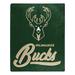 Northwest Bucks Signature Raschel Throw Polyester in Green | 60 H x 50 W in | Wayfair 1NBA070600015RET