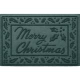 Matterly WaterHog Christmas 20 in. x 30 in. Non-Slip Indoor Outdoor Doormat Synthetics in Green | Wayfair 20250592030