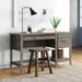 Union Rustic Cadott Desk Wood in Gray/Black/Brown | 29.02 H x 52.09 W x 19.29 D in | Wayfair E78C6BF9917E45A998D2EF5E92B3701F