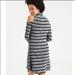 American Eagle Outfitters Dresses | American Eagle Turtle Neck Cold Shoulder Dress | Color: Black/White | Size: M