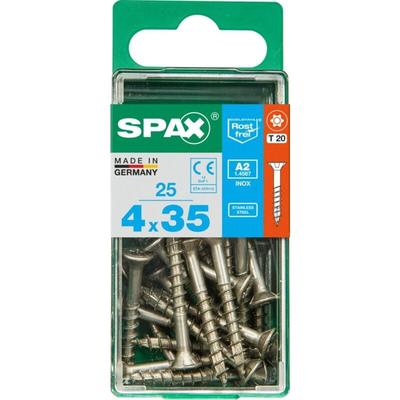 Spax - Universalschrauben 4.0 x 35 mm tx 20 - 25 Stk. Holzschrauben Image