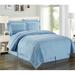 Latitude Run® Rhodri Wrinkle Free Soft Reversible Comforter Set Polyester/Polyfill/Microfiber in Blue | King Comforter + 7 Additional Pieces | Wayfair