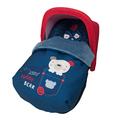 Schlafsack portabebe Fleece Voll Universal + Sonnendach Geschenk.