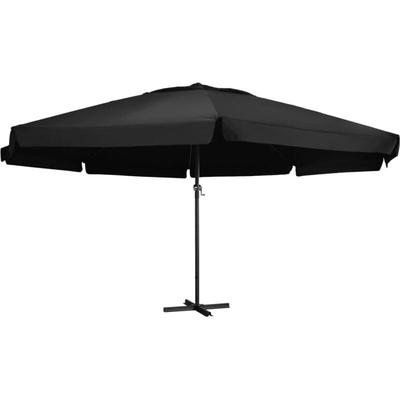 Vidaxl - Sonnenschirm mit Aluminium-Mast 500 cm Schwarz Image