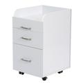 Milan Pedicure Trolley Pedi Rolling Cart Nail Salon Spa Storage Drawer White / Ash Grey