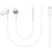 Type C buds with braided cable For Realme X7 - Designed by AKG - headphones with Microphone (White) USB-C Connector