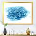 East Urban Home Turquoise Cloud Abstract - Floater Frame Painting on Canvas Metal in Blue | 24 H x 20 W in | Wayfair