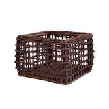 Peak Season Outdoor Wicker Storage Basket Wicker in Brown | 12 H x 18 W x 18 D in | Wayfair 10010288