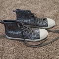 Polo By Ralph Lauren Shoes | Girls Polo Ralph Lauren Glitter High Tops | Color: Gray/Silver | Size: 6.5bb