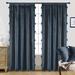 Rosalind Wheeler Swinson Velvet Solid Room Darkening Thermal Rod Pocket Curtain Panels Polyester in Green/Blue | 84 H in | Wayfair