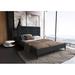 Orren Ellis Hilmi Full/Double Platform Bed Upholstered/Cotton in Gray | 43.9 H x 60.6 W x 80.6 D in | Wayfair 212C257C7B894ACD98F7F1D5F4023824