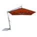 Bambrella Hurricane Square Side Wind Aluminum Cantilever Umbrella With Base, 11 Ft. - 3.4m SQ-SW-H-TC | SWH-SYS2