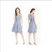 J. Crew Dresses | J. Crew Striped Chambray Fit & Flare Dress | Color: Blue/White | Size: 8