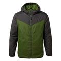 Craghoppers COMPLITE Hooded Mens Packaway & Lightweight Jacket - Black Pepper/Agave Green - 2XL