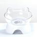 Pet Cat Dog Bowl Raised Cat Food Water Bowl with Detachable Elevated Stand Pet Feeder Bowl No-Spill Adjustable Tilted Pet Bowl Reduce Neck Pain for Cats and Small Dogs