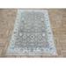 Hand Knotted Brown Oushak with Wool Oriental Rug (4'3" x 5'11") - 4'3" x 5'11"