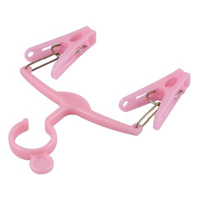 Plastic Household Clothes Socks Pants Airing Clips Clamps Hanger Set