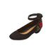 Wide Width Women's The Pixie Pump by Comfortview in Multi Embroidery (Size 12 W)