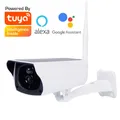 Tuya-Caméra de sécurité solaire WiFi Smart Life caméra de sécurité CCTV batterie sans fil audio