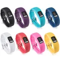 Bracelet en silicone souple pour montre intelligente Garmin Vivofit 4 suivi d'activité physique